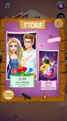 Secret High School Love Story android App screenshot 7